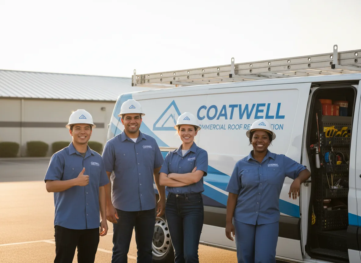 Commercial roof coating company in Ama, LA